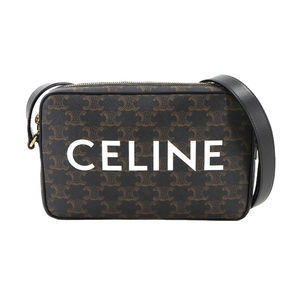 CELINE Black Leather 2C Shoulder Bag
